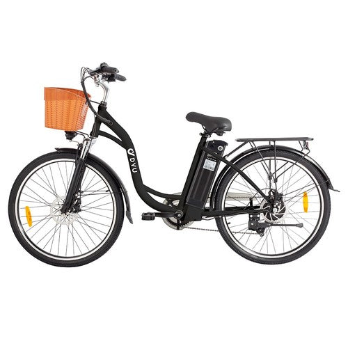 Vélo électrique DYU C6 250 W 36 V 12,5 Ah Vélo électrique DYU C6 250 W 36 V 12,5 Ah
